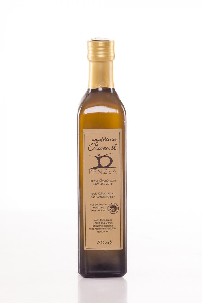 500 ml ungefiltertes Olivenöl Denzel