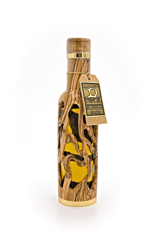 Denzel natives Olivenöl extra – 200ml – Olivenholznetz